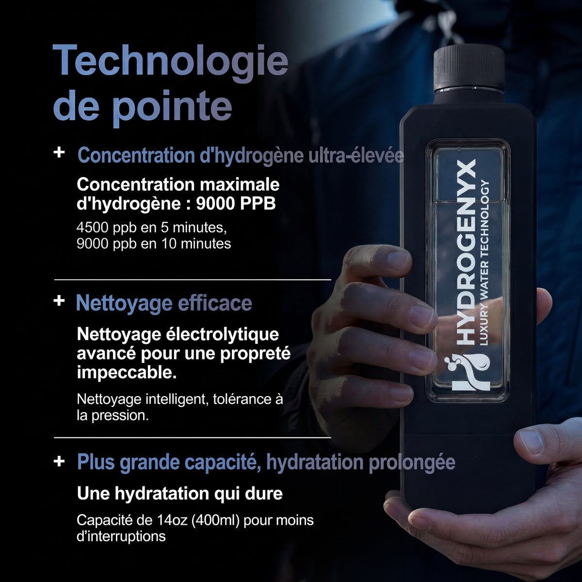 HYDROGENYX Flask